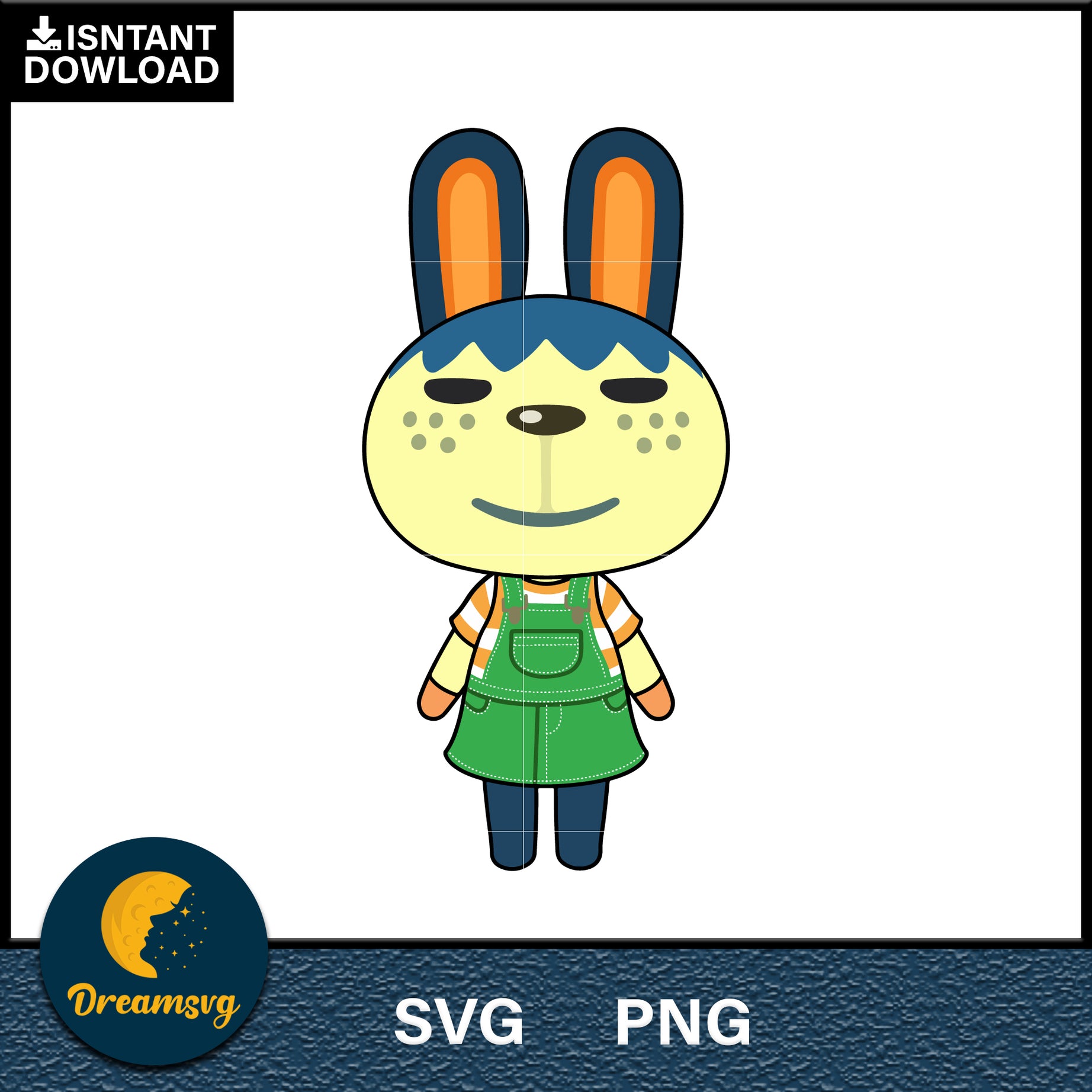 Pippy Animal Crossing Svg, Animal Crossing Svg, Animal Crossing Png, Cartoon svg, svg, png digital file