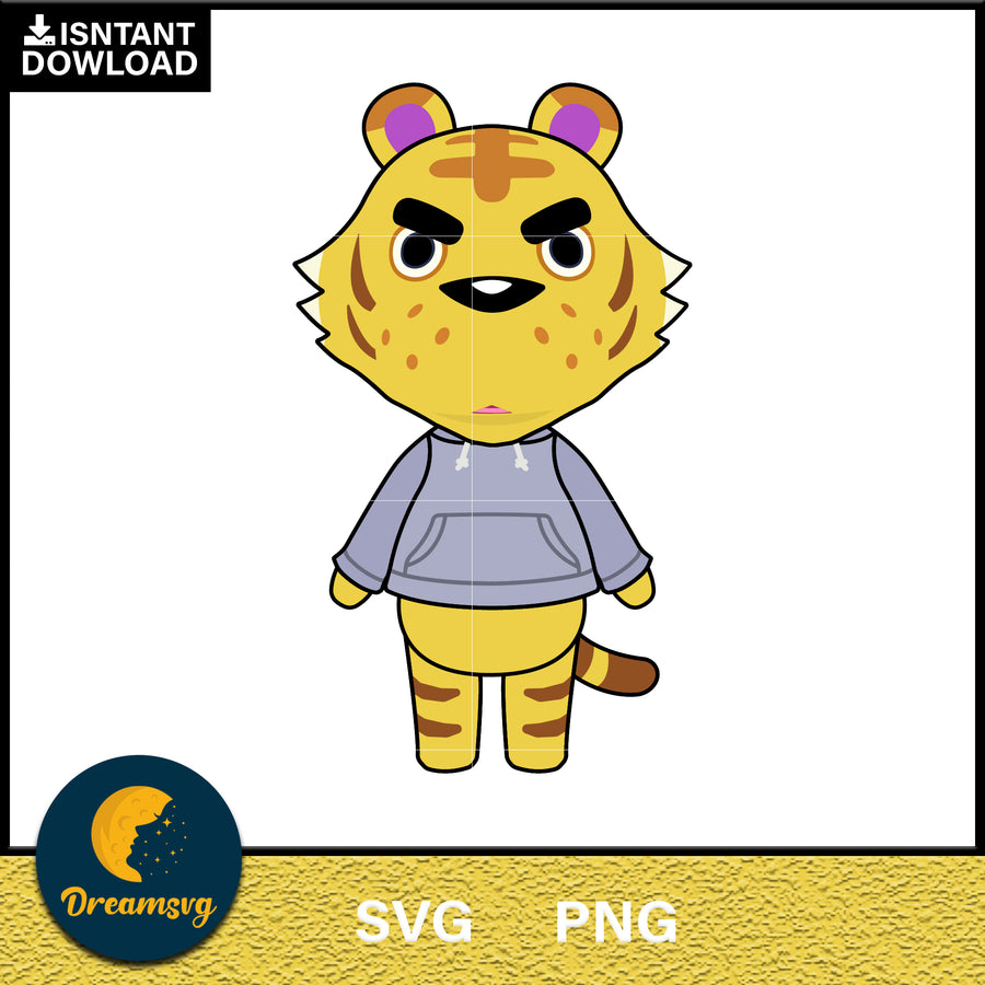 Tybalt Animal Crossing Svg, Animal Crossing Svg, Animal Crossing Png, Cartoon svg, svg, png digital file