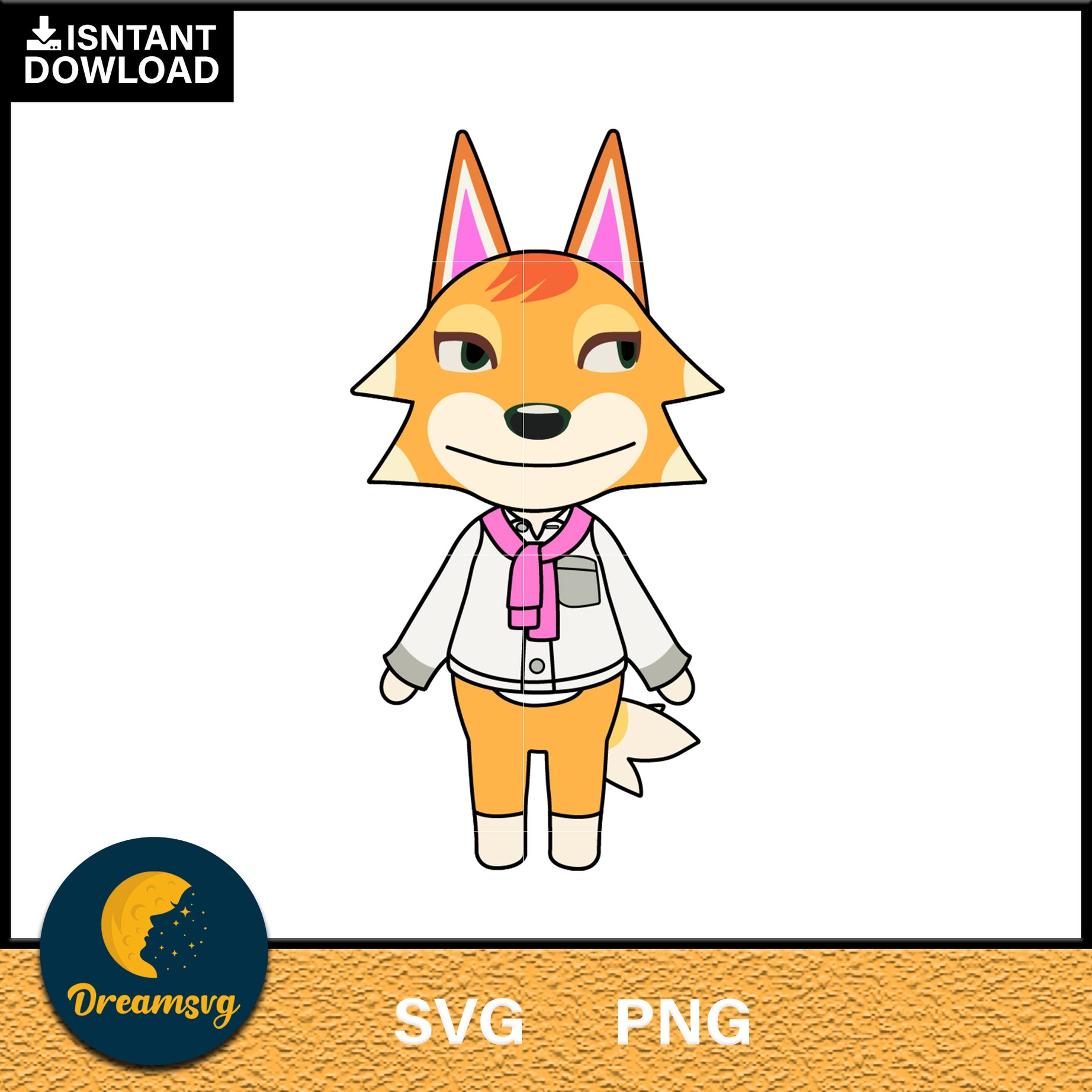 Chief Animal Crossing Svg, Animal Crossing Svg, Animal Crossing Png, Cartoon svg, svg, png digital file