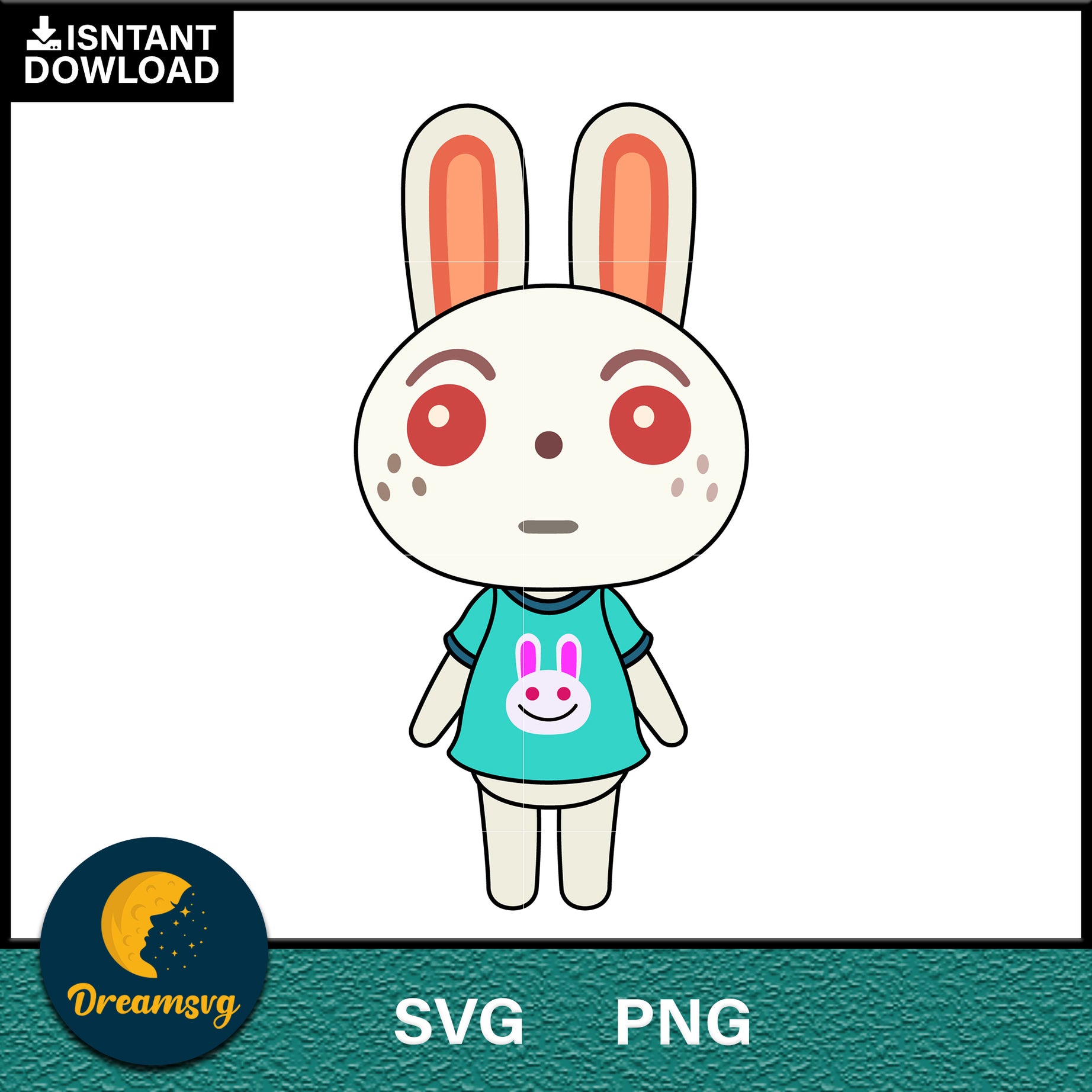 Ruby Animal Crossing Svg, Animal Crossing Svg, Animal Crossing Png, Cartoon svg, svg, png digital file