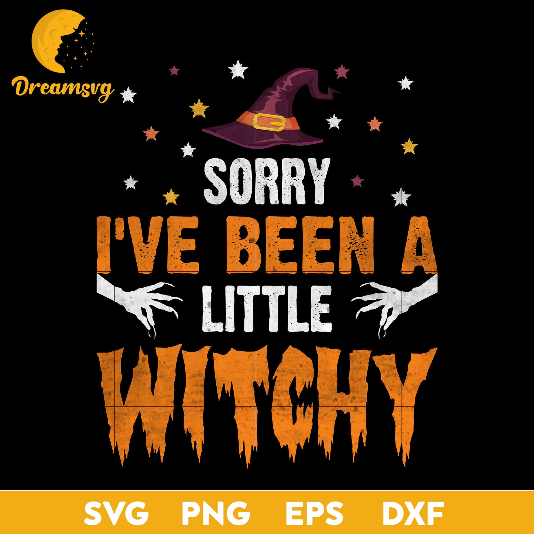 Sorry I've Been a Little Svg, Halloween svg, png, dxf, eps digital file.