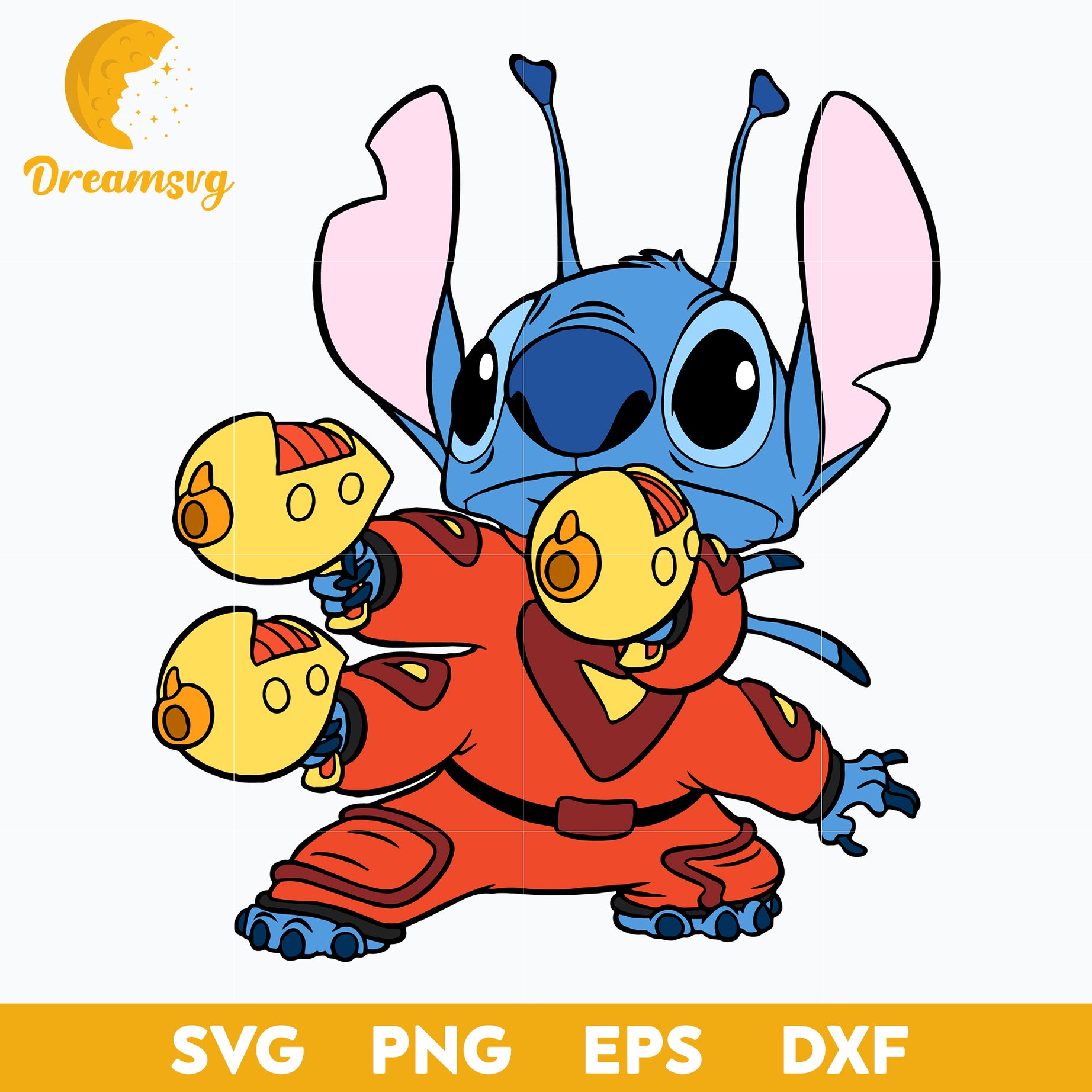 Stitch Water Gun SVG, Stitch SVG, Cartoon SVG, PNG, DXF, EPS Digital File ST002422