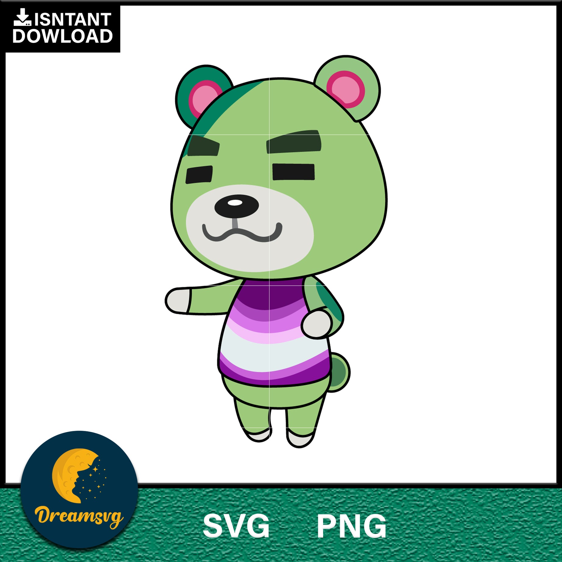 Murphy Animal Crossing Svg, Animal Crossing Svg, Animal Crossing Png, Cartoon svg, svg, png digital file