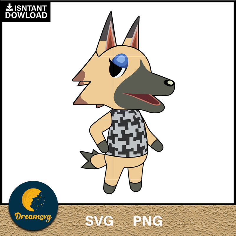 Vivian Animal Crossing Svg, Animal Crossing Svg, Animal Crossing Png, Cartoon svg, svg, png digital file
