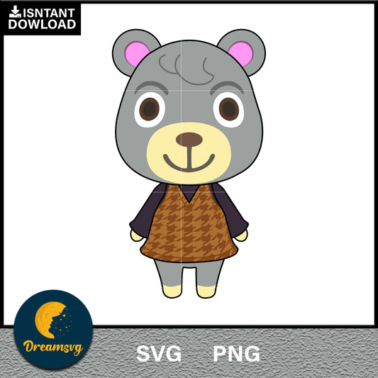 Olive Animal Crossing Svg, Animal Crossing Svg, Animal Crossing Png, Cartoon svg, svg, png digital file