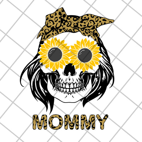 Mommy skull svg, Mother's day svg, eps, png, dxf digital file MTD13042133