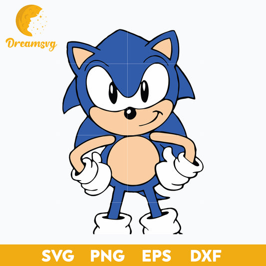 The Hedgehog Svg, Sonic Svg, Sonic Head Svg, Face Svg, Characters SVG, Cut files for Cricut, Cartoon svg, png, dxf, eps file.