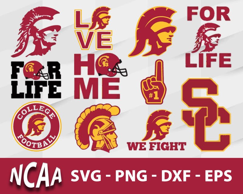 USC Trojans Svg Bundle, USC Trojans Svg, Sport Svg, Ncaa Svg, Png, Dxf