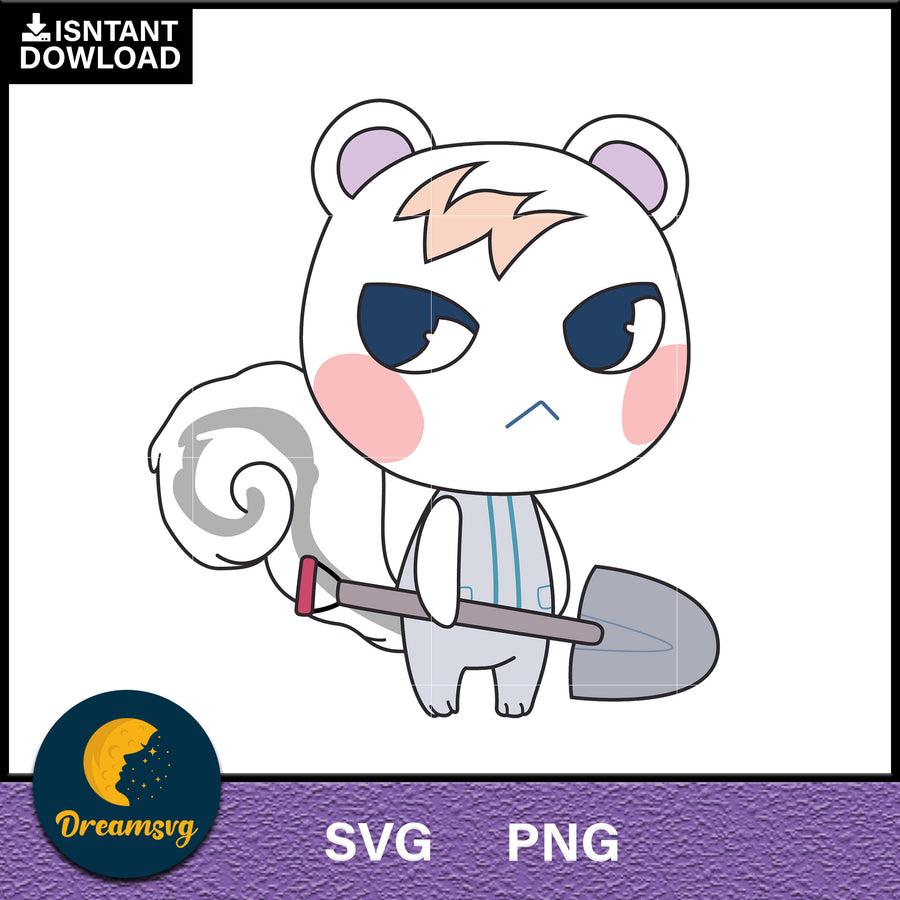 Marshal Animal Crossing Svg, Animal Crossing Svg, Animal Crossing Png, Cartoon svg, svg, png digital file