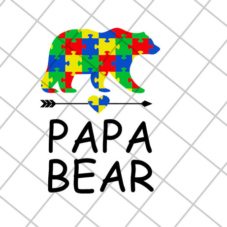 Papa bear svg, Fathers day svg, png, dxf, eps digital file FTD29042113