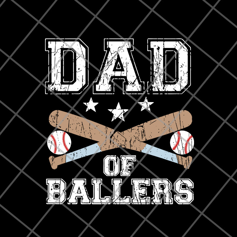dad of ballers svg, png, dxf, eps digital file FTD20052103