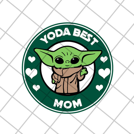 Yoda best mom svg, Mother's day svg, eps, png, dxf digital file MTD26042123