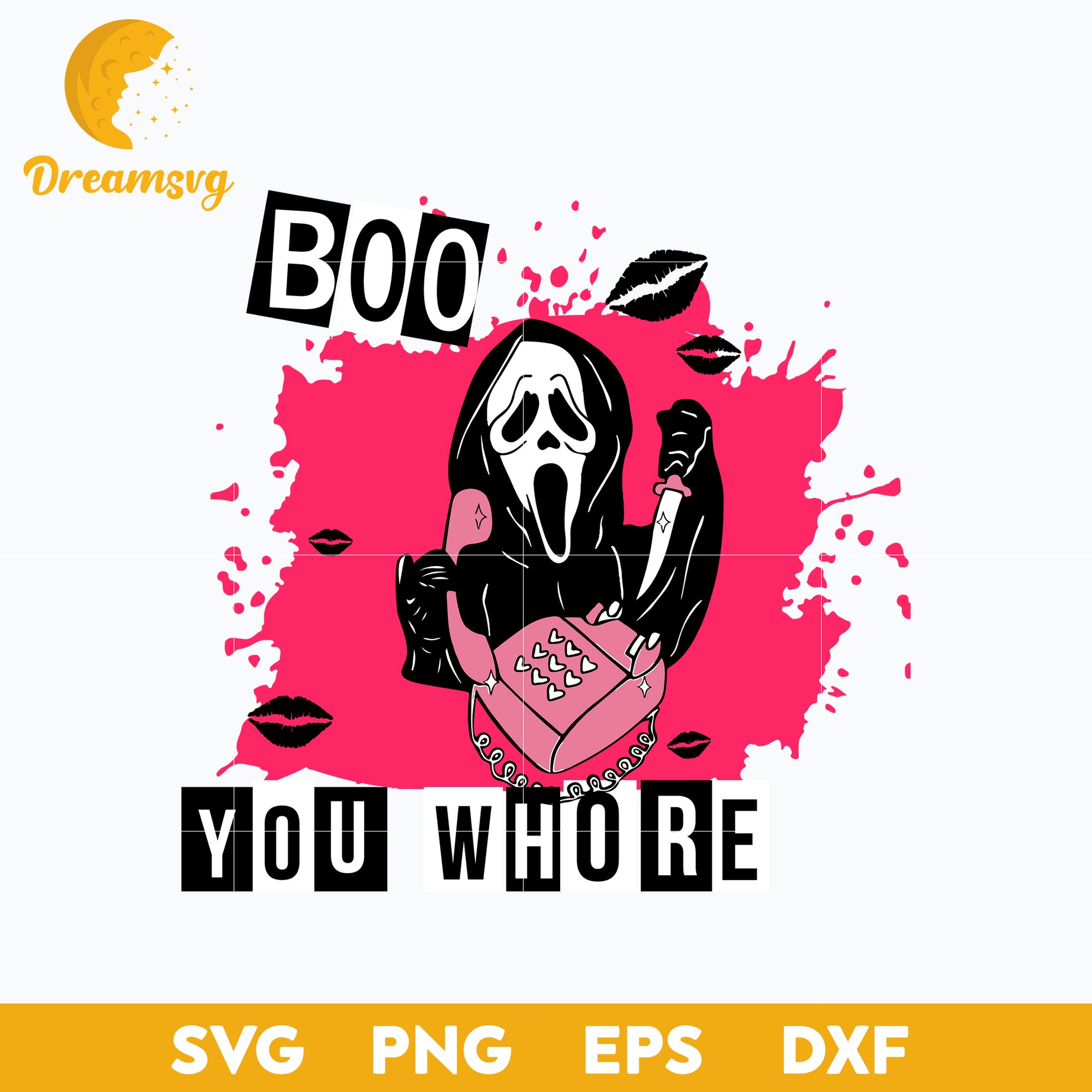 Boo You Whore Svg