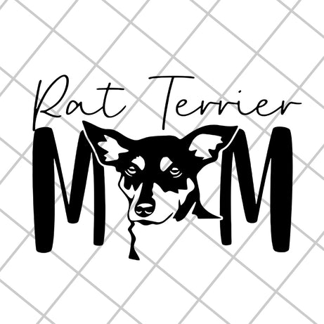 rat terrer mom svg, Mother's day svg, eps, png, dxf digital file MTD13042119