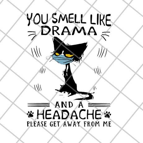 Black cat you smell svg, png, dxf, eps digital file FN11062111