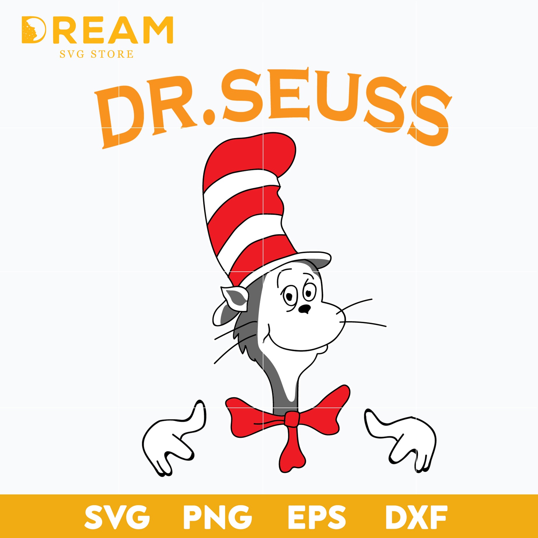 Dr seuss svg,png,dxf, Dr seuss clipart, Cat In The Hat svg, Dr Seuss Hat, Green Eggs And Ham, Dr Seuss for Teachers, dr seuss quotes svg DR23022118