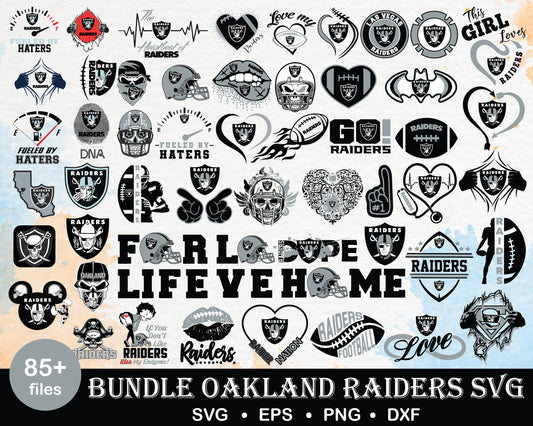85+ Las Vegas Raiders bundle svg, Raiders bundle svg, Nfl svg, png, dxf, eps digital file