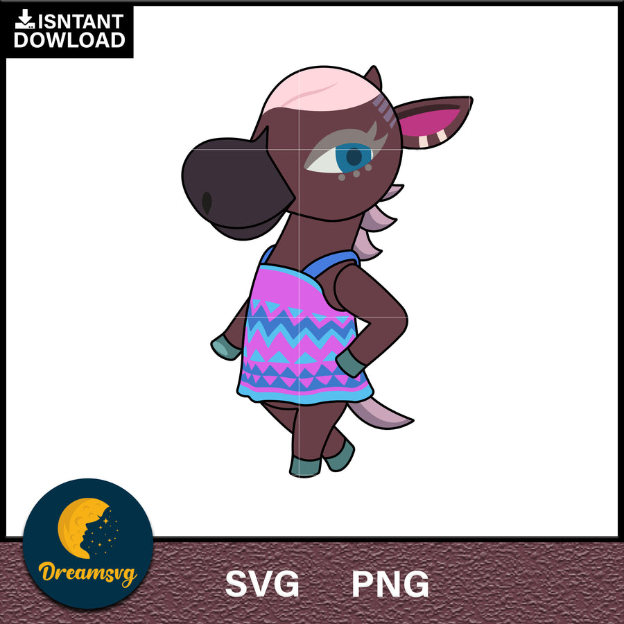 Reneigh Animal Crossing Svg, Animal Crossing Svg, Animal Crossing Png, Cartoon svg, svg, png digital file