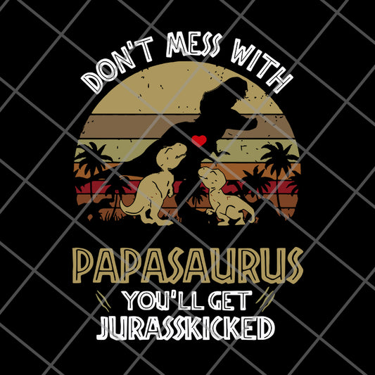papasaurus svg, png, dxf, eps digital file FTD26052117
