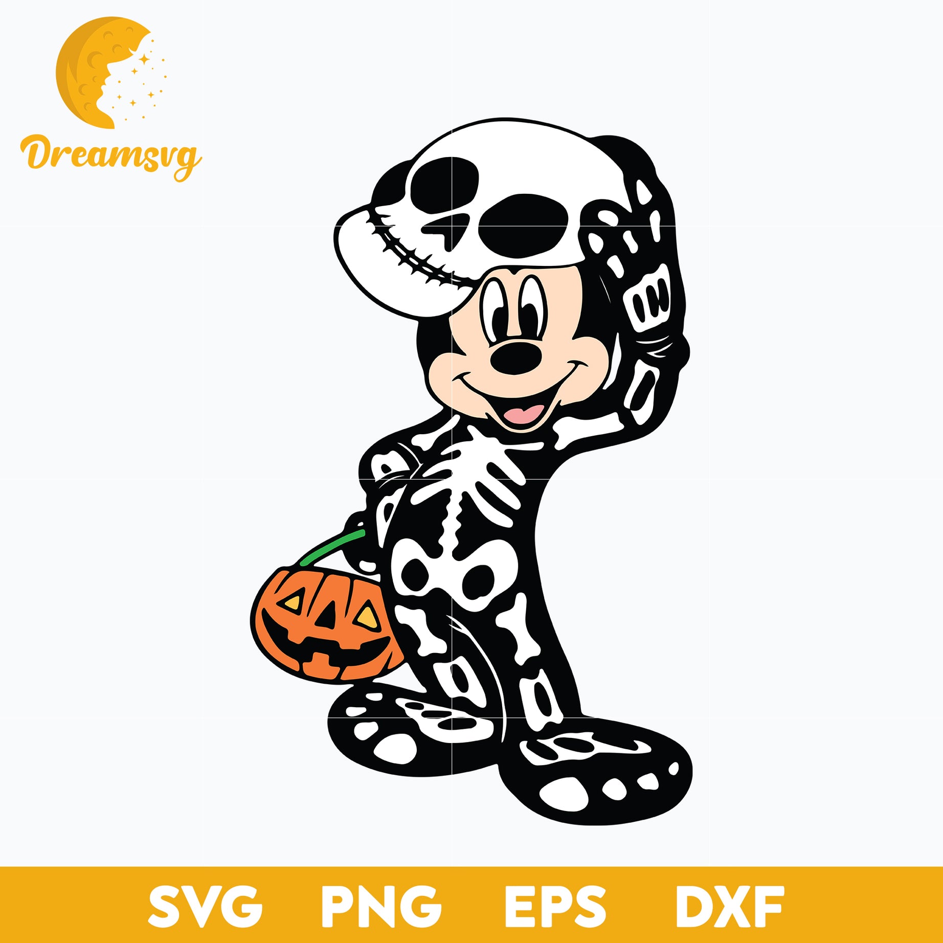 Mickey Mouse Halloween Svg, Mickey Halloween Svg, Mickey Svg, Halloween Svg, png, dxf, eps digital file.
