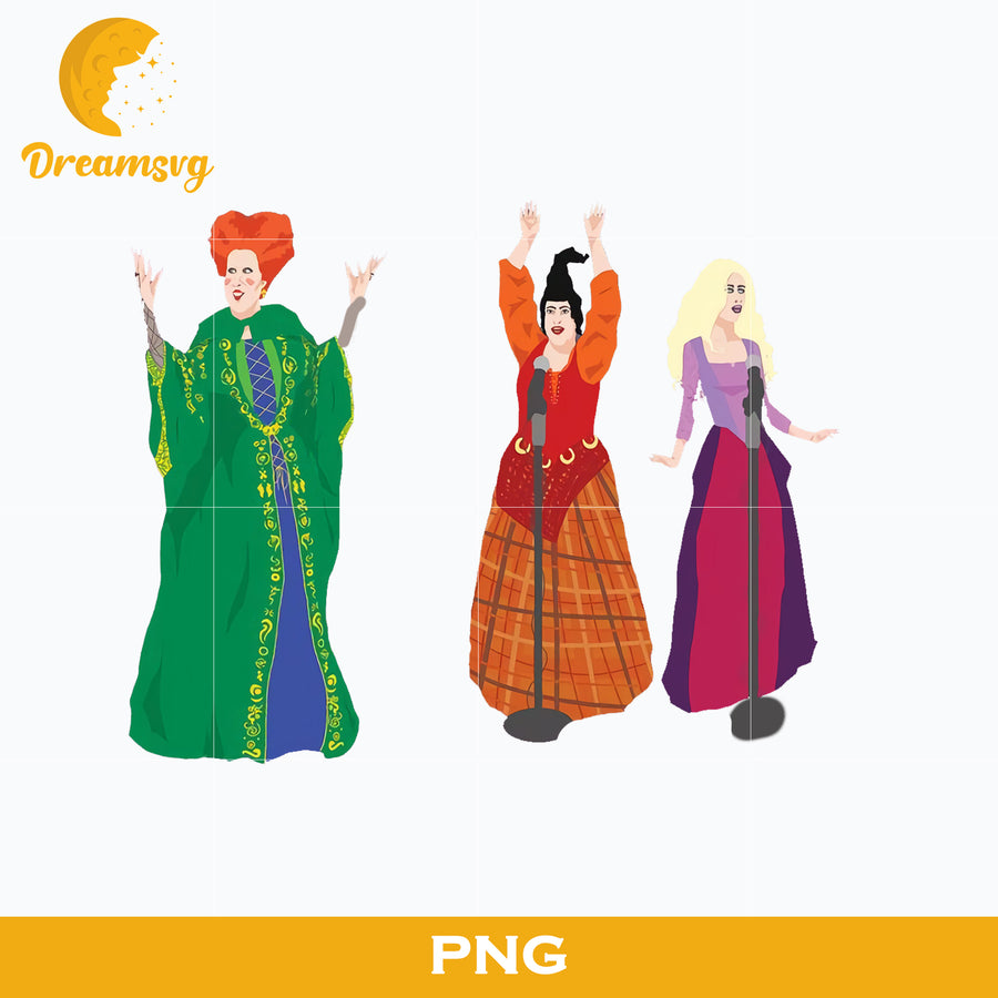 Sanderson Hocus Pocus PNG, Freddy Krueger Halloween, Scary Halloween, Horror Characters, Halloween svg, png digital file.