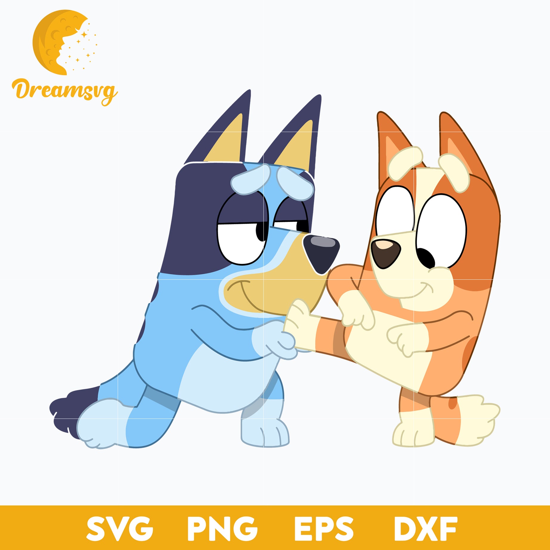Bluey Svg, Bingo Svg, Bluey character svg, Bluey Cartoon svg, cartoon svg, png, dxf, eps digital file.