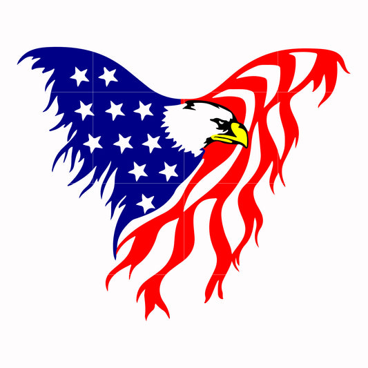 eagle america svg, png, dxf, eps, digital file JULY0065