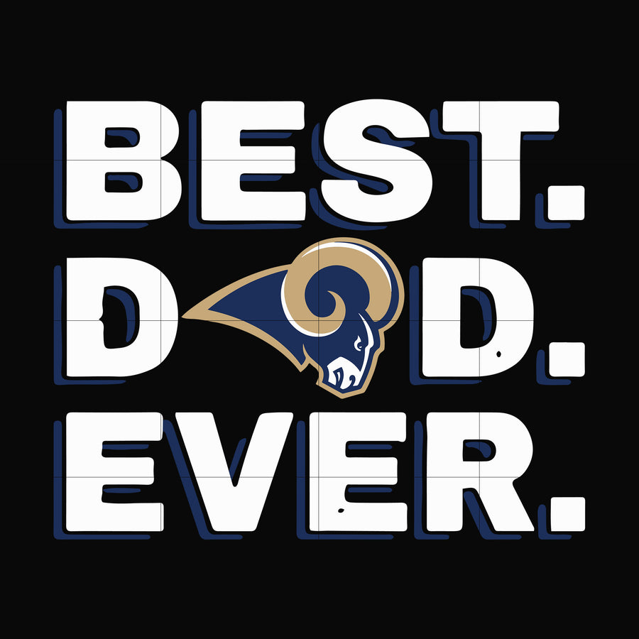 Best dad ever,Los angeles rams NFL team svg, png, dxf, eps digital file FTD87