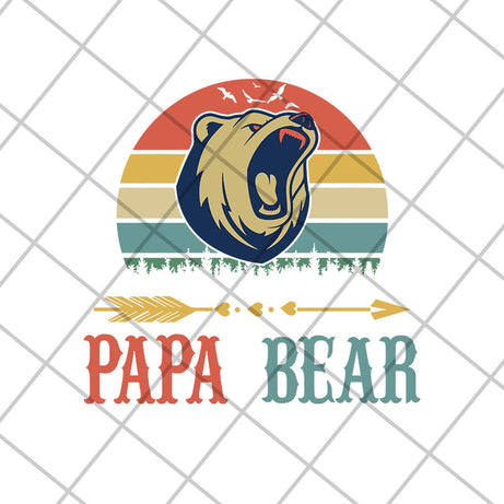 papa bear svg, png, dxf, eps digital file FTD15052122