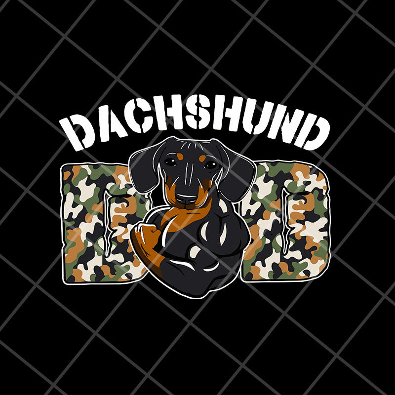  dachshund dad army svg, png, dxf, eps digital file FTD1005219