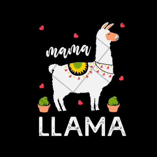 Mama llama svg, Mother's day svg, eps, png, dxf digital file MTD02042123