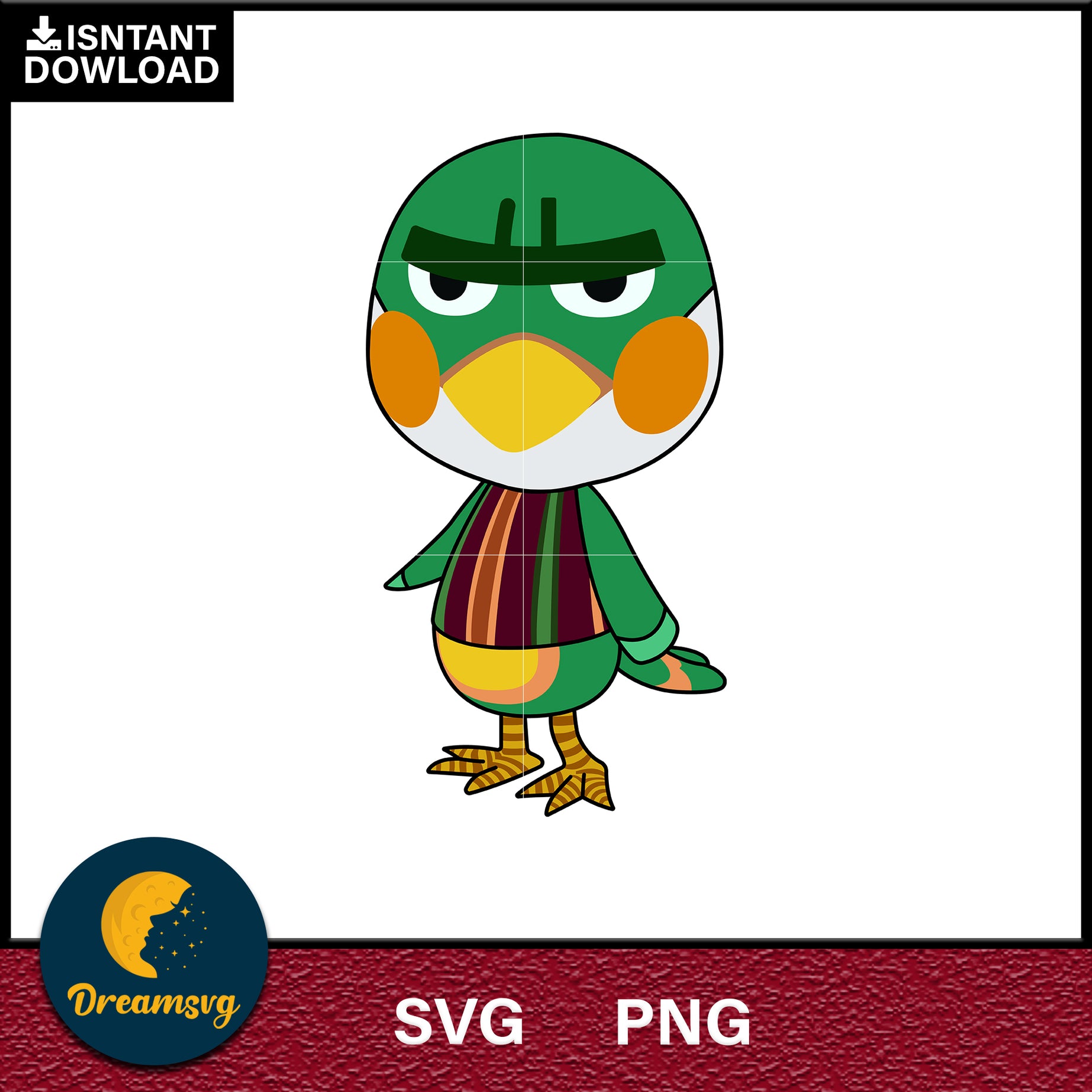Admiral Animal Crossing Svg, Animal Crossing Svg, Animal Crossing Png, Cartoon svg, svg, png digital file