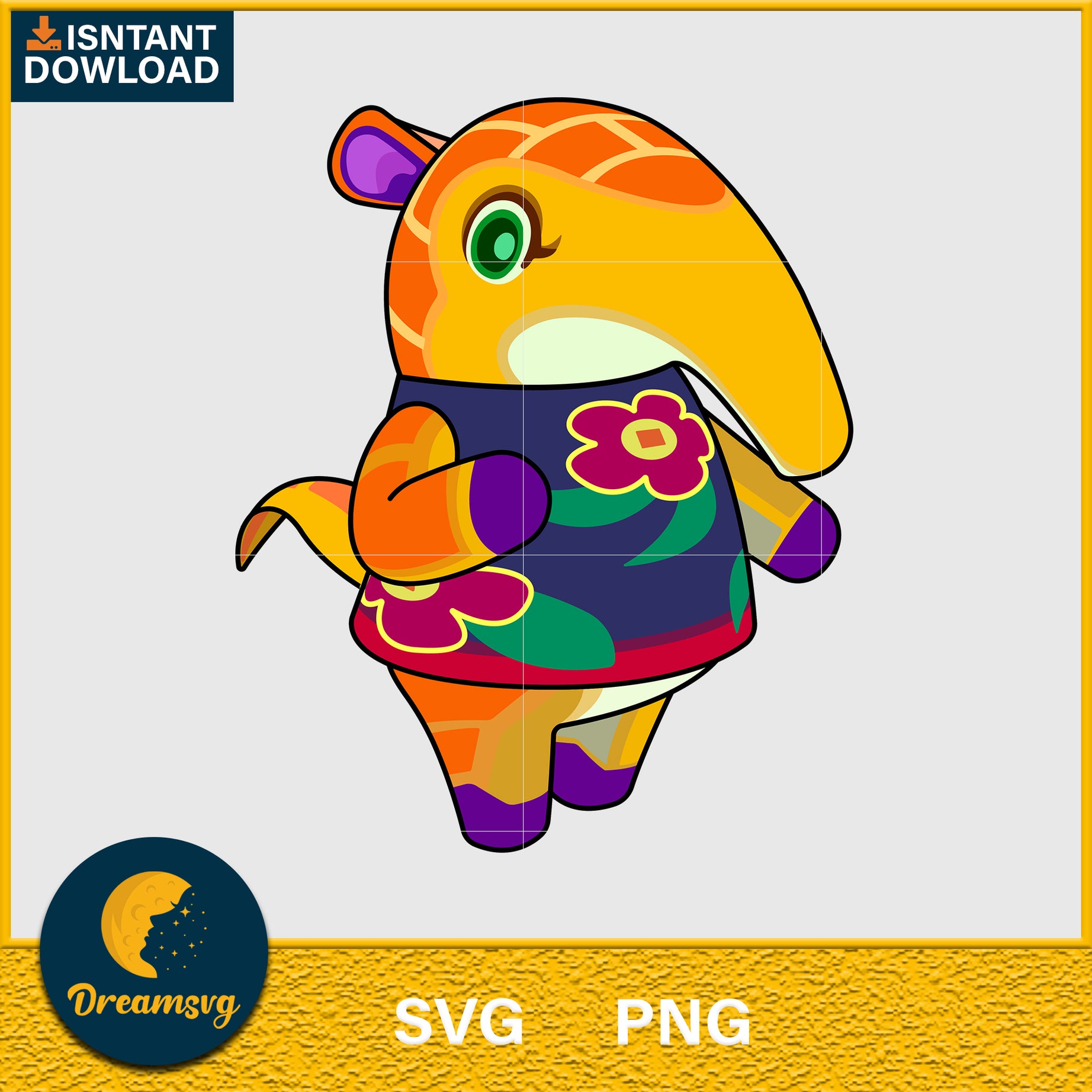 Annabelle Animal Crossing Svg, Animal Crossing Svg, Animal Crossing Png, Cartoon svg, svg, png digital file