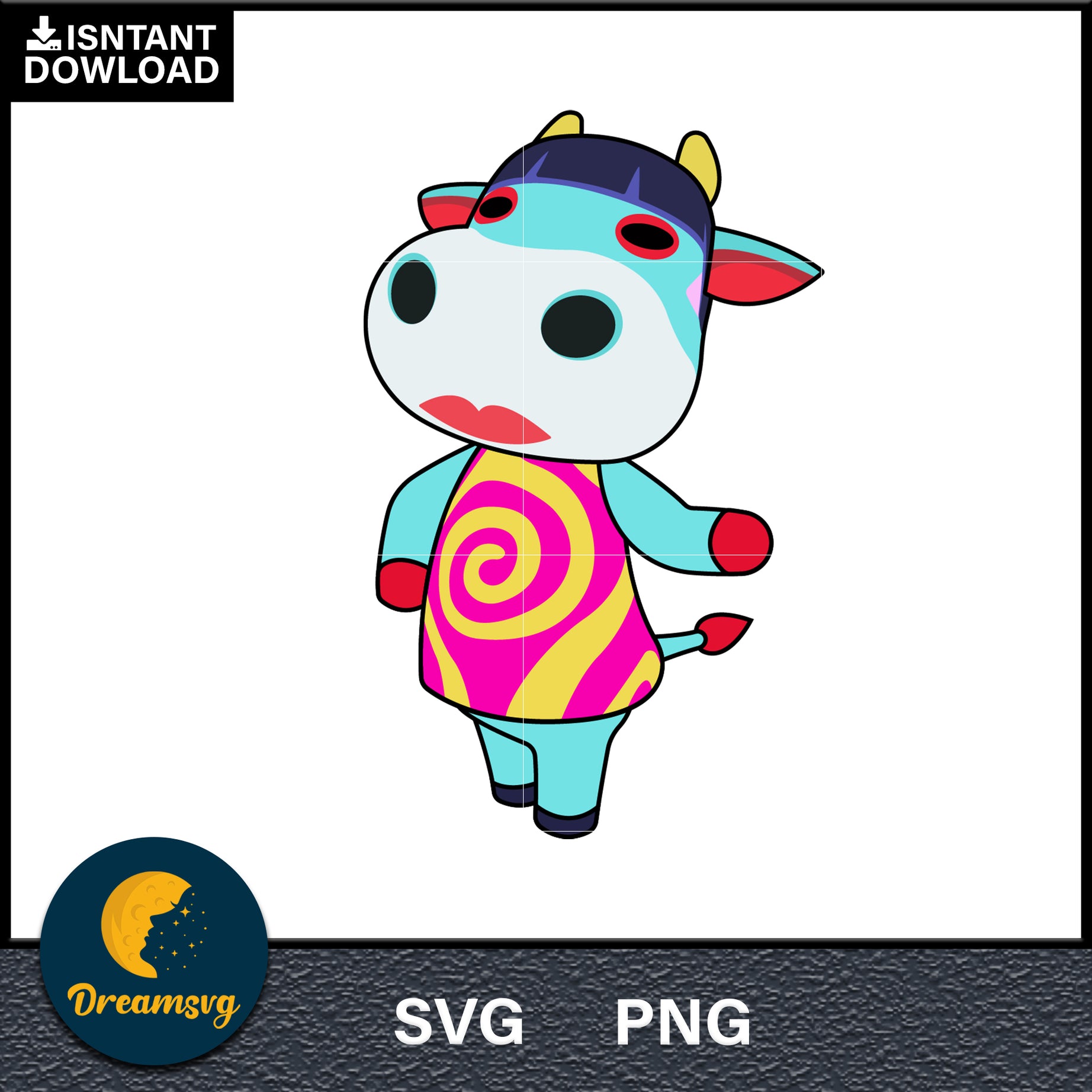 Naomi Animal Crossing Svg, Animal Crossing Svg, Animal Crossing Png, Cartoon svg, svg, png digital file