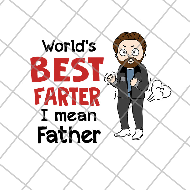 World‘s Best Farter Father’s Day svg, png, dxf, eps digital file FN11062107