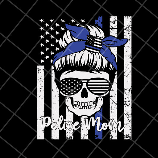 Police mom svg, Mother's day svg, eps, png, dxf digital file MTD05042130