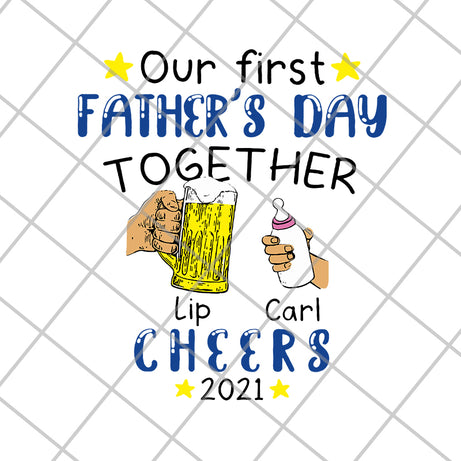 Our first father's day svg, png, dxf, eps digital file FTD29052123