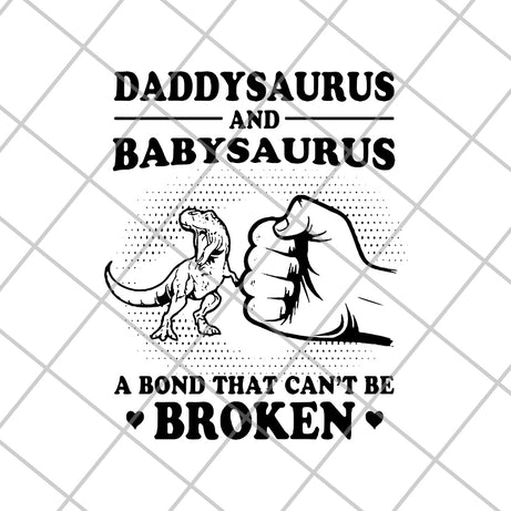  daddysaurus and babysaurus svg, png, dxf, eps digital file FTD24052101