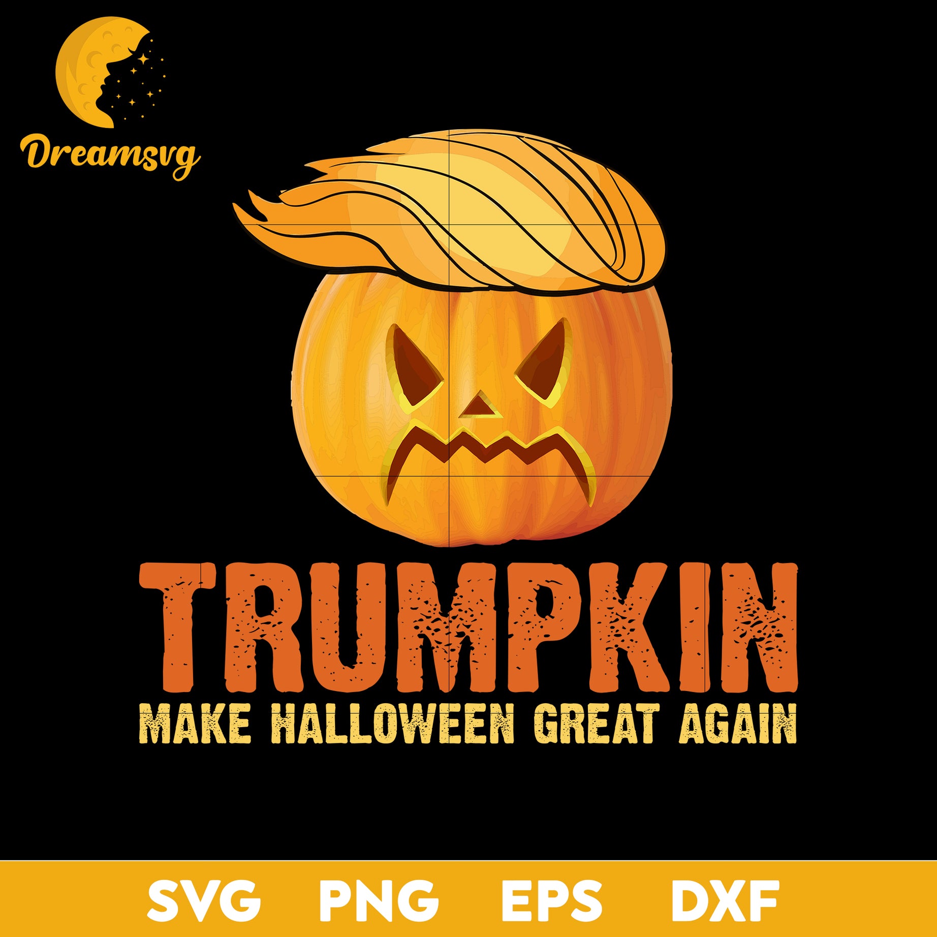 Trumpkin make halloween great again Svg, Halloween svg, png, dxf, eps digital file.