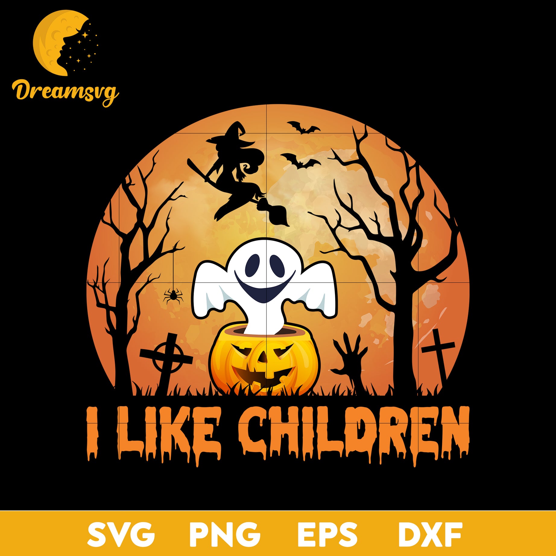 I like children svg, Halloween svg, png, dxf, eps digital file.