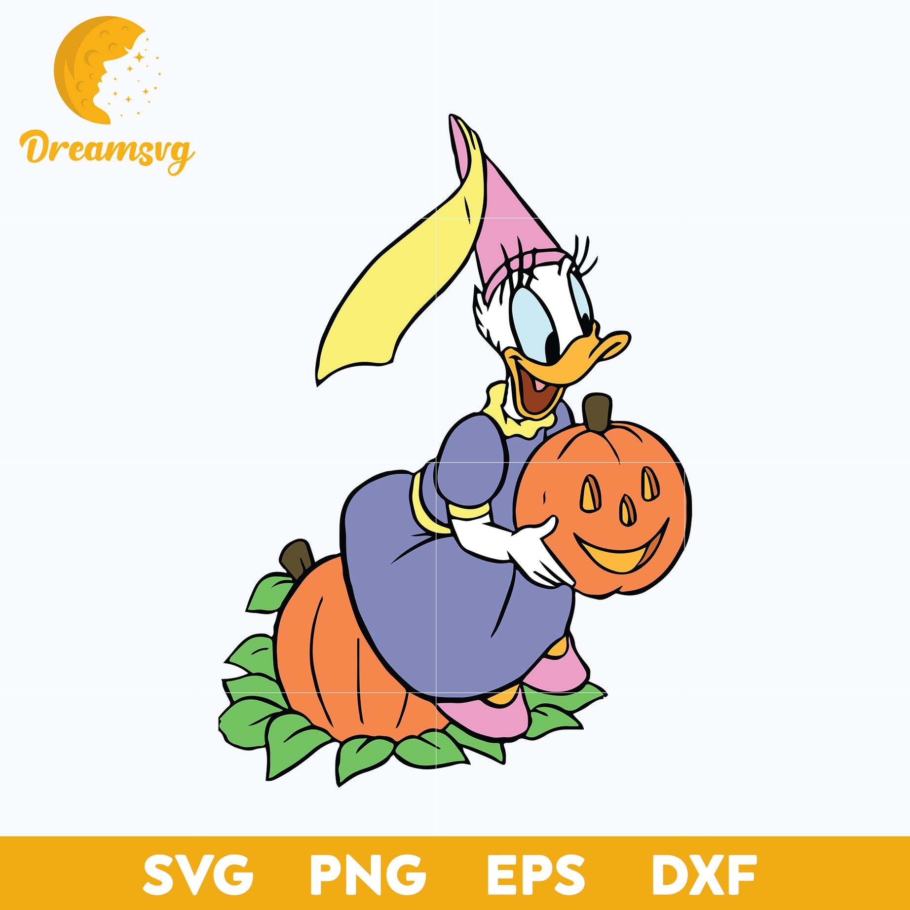 Daisy Duck halloween Svg, Daisy duck Svg, Halloween Svg, png, dxf, eps digital file.
