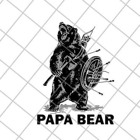  papa bear svg, png, dxf, eps digital file FTD24052106