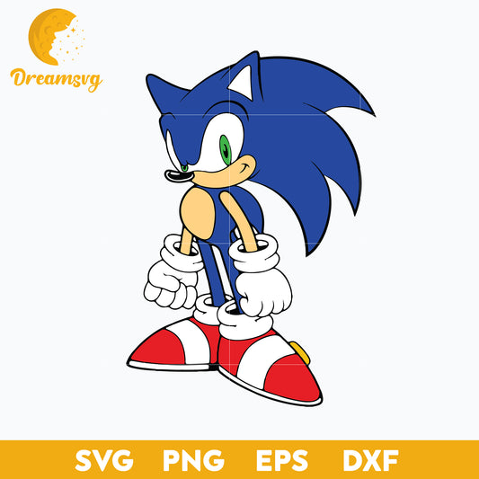 The Hedgehog Svg, Sonic Svg, Sonic Head Svg, Face Svg, Characters SVG, Cut files for Cricut, Cartoon svg, png, dxf, eps file.