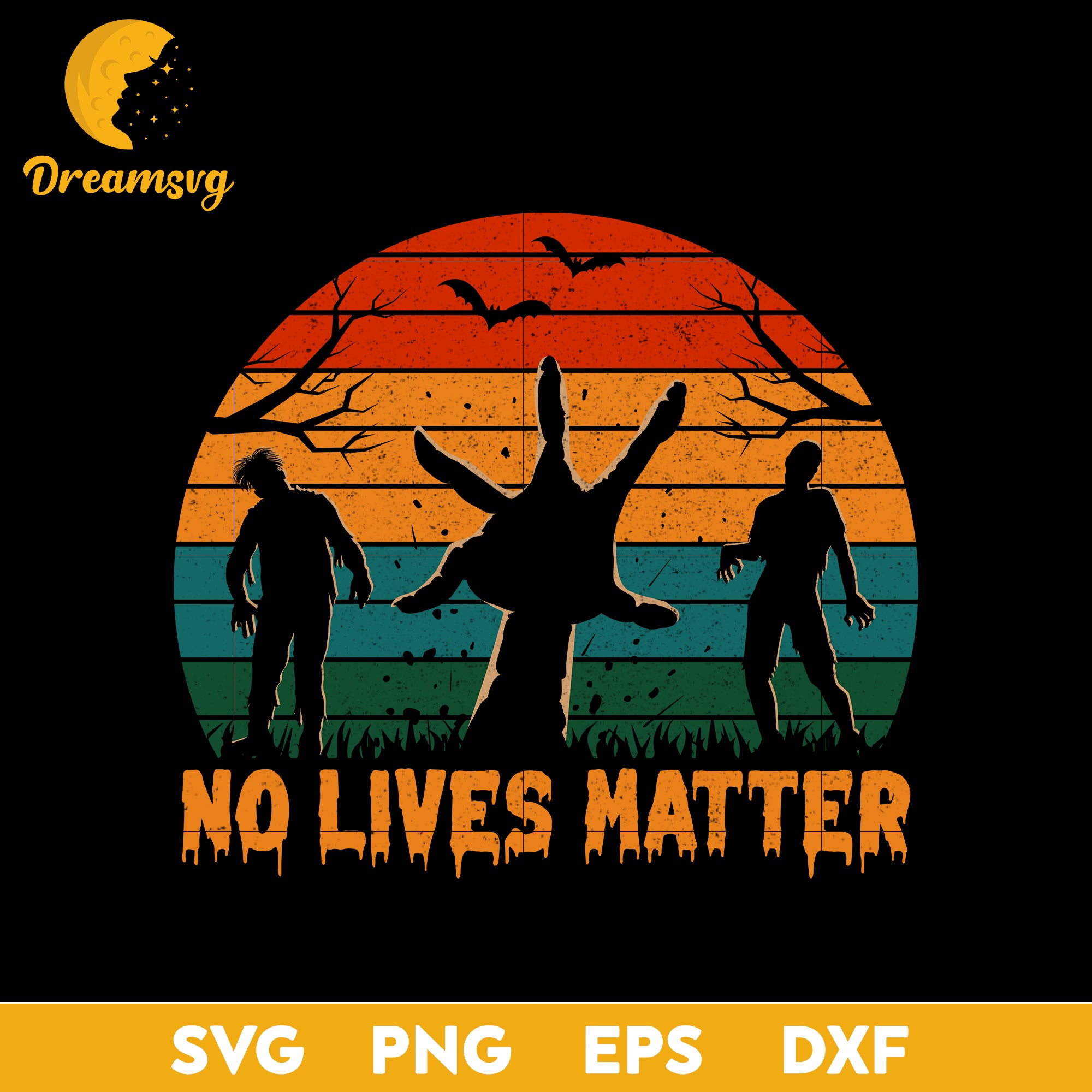 No lives matter svg, Halloween svg, png, dxf, eps digital file.