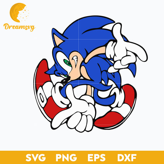 The Hedgehog Svg, Sonic Svg, Sonic Head Svg, Face Svg, Characters SVG, Cut files for Cricut, Cartoon svg, png, dxf, eps file.