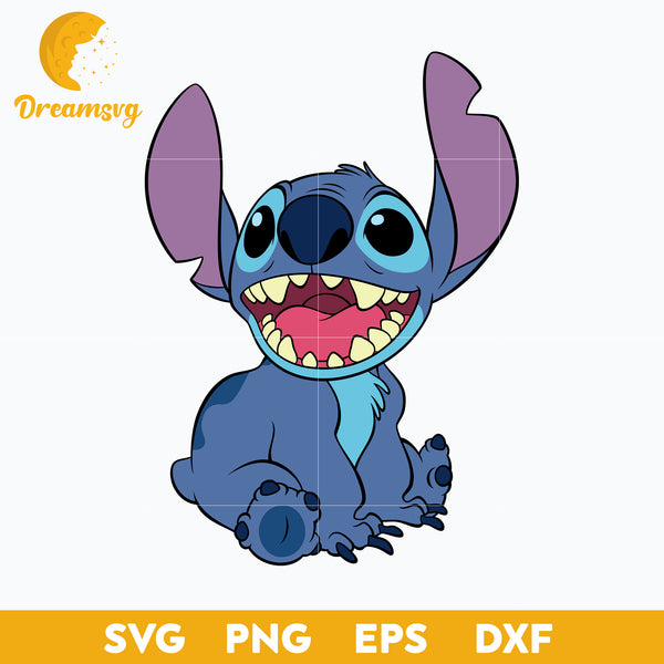 Stitch SVG, Lilo and Stitch SVG, Cartoon SVG, PNG, DXF, EPS Digital File ST002442