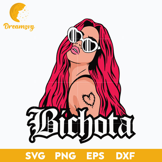Karol G Red Hair Svg, Bichota Svg, Png, Dxf, Eps Digital file