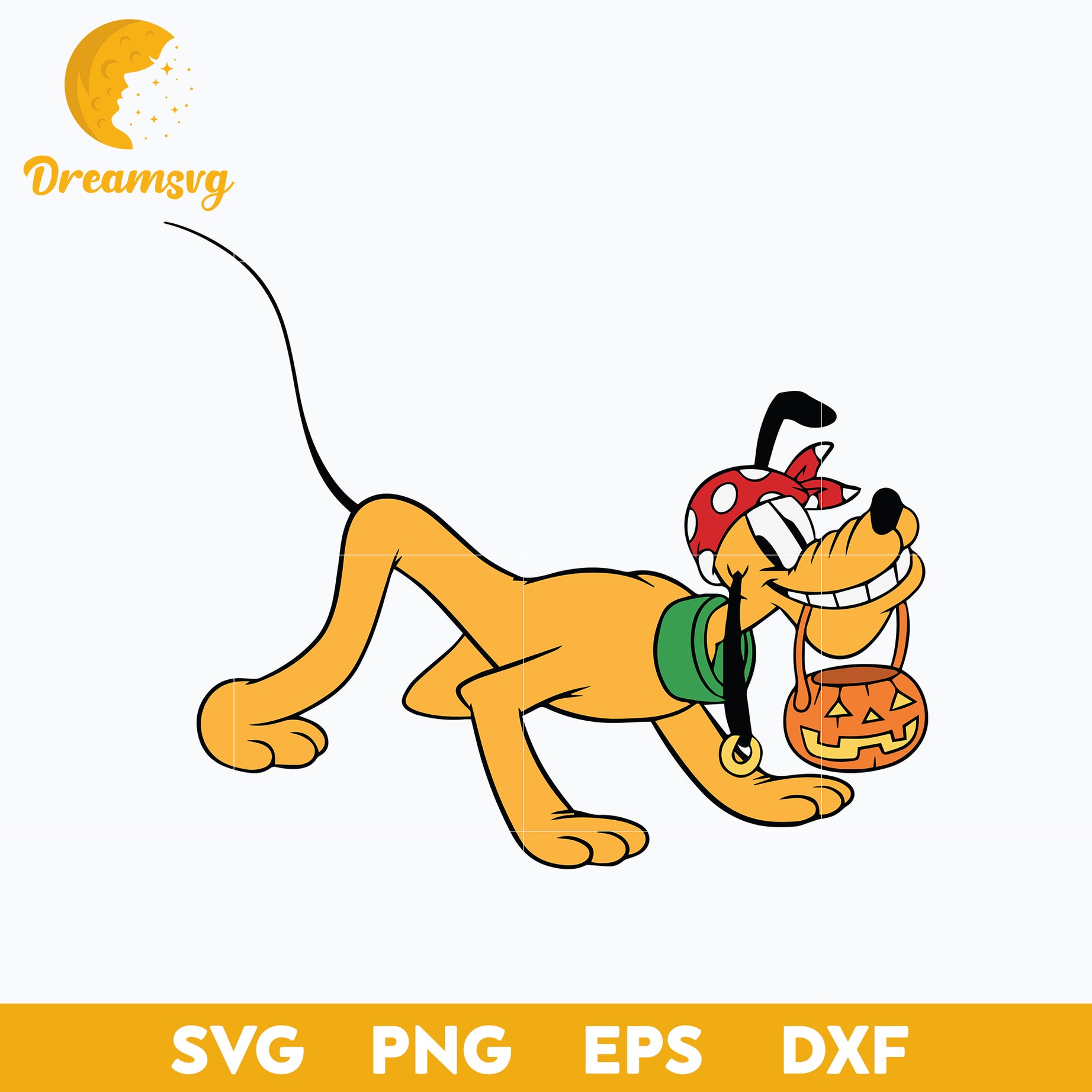 Pluto halloween Svg, Pluto Svg, Halloween Svg, png, dxf, eps digital file.