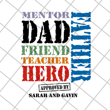 Dad friend teacher herro svg, Fathers day svg, png, dxf, eps digital file FTD05052104