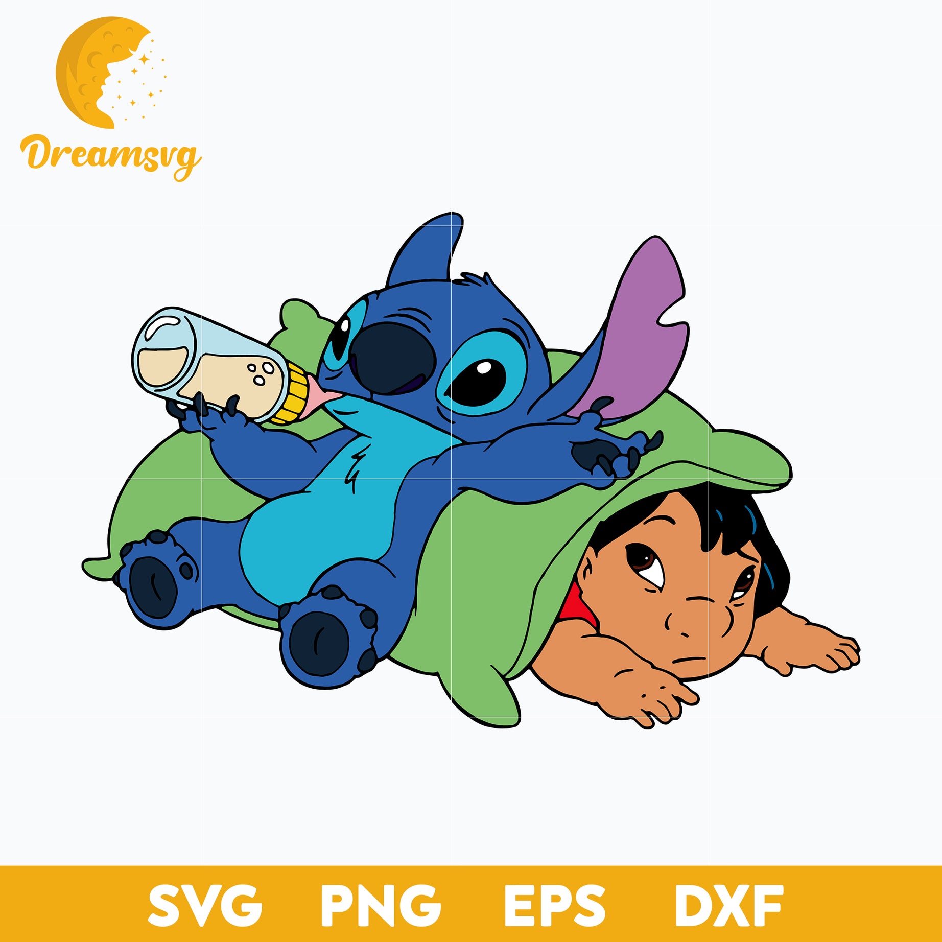 Lilo and Stitch SVG, Stitch SVG, Cartoon SVG, PNG, DXF, EPS Digital File ST002438